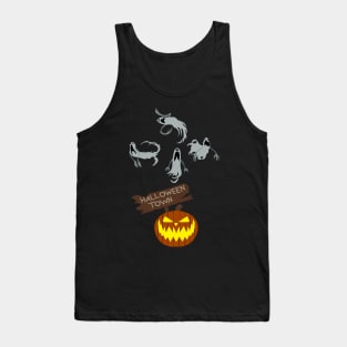 the nightmare before christmas graveyard ghost Tank Top